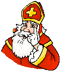 Animatie van Sinterklaas: Sinterklaas gaat met zijn vinger heen en weer: jij bent stout geweest